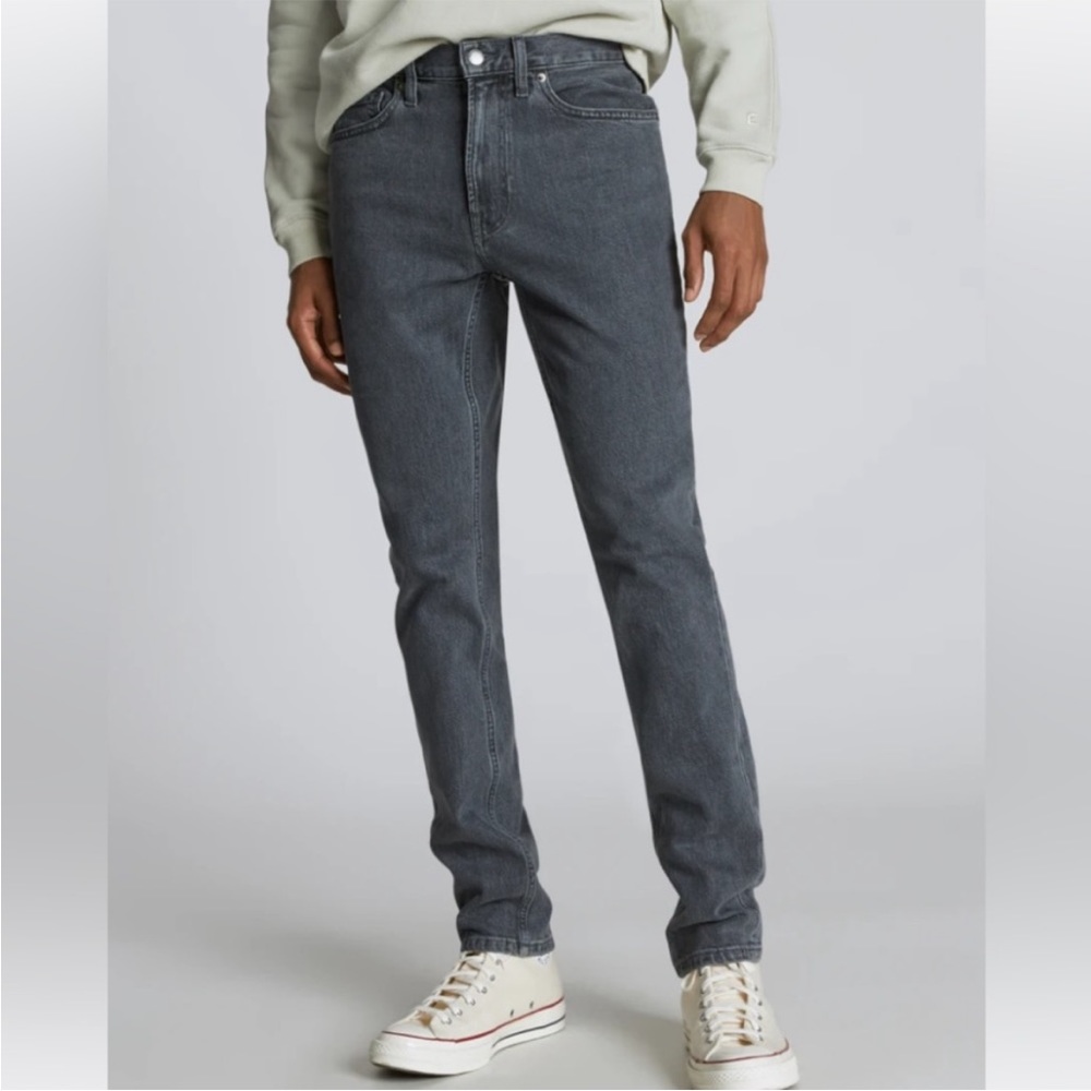 Everlane The Organic Cotton Slim Fit Jean 28x30” *Washed Charcoal
